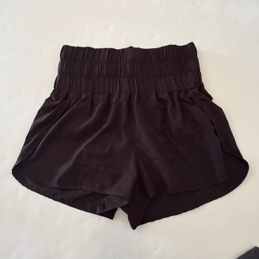 HYFVE Black High-Waist Shorts